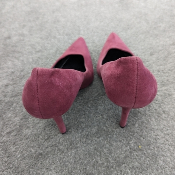 Charles David burgundy suede high heels size 8.5 - Picture 4 of 9